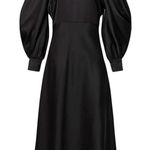 ARIAS New York Halter Neck Cold Shoulder Dress in Black, Size US 4 Black Photo 0