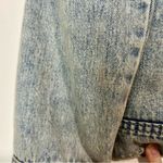 Old Navy Women’s Sherpa Lined Denim Jean Jacket Light Blue Wash Size Medium FLAW Photo 7