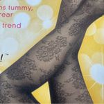 Spanx  Star Power Medallion Pattern Black Shaping Tights Size C Photo 2