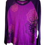 Jockey Baseball Tee nwt‎ Purple Size M Photo 0