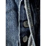 Levi's  501 Dark Medium Wash Blue Distressed Denim Cut-Off Shorts EUC Size 25 Photo 11