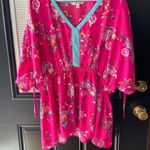 Pioneer Woman pink floral blouse like new XXL Photo 0