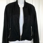 BLANK NYC Black Bomber Jacket Transitional Photo 1