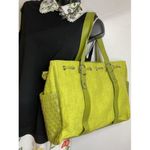 Kenneth Cole  bag green fabric tote Photo 4