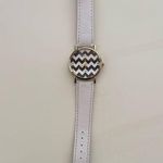 White and Black Chevron Watch Photo 0