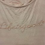Life is Good pink T-shirt size medium Photo 1