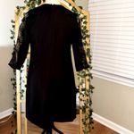 Nha Khanh Black Lace Arm Shift Dress Photo 2