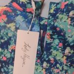 Lady Hagen Lady Hahen Floral Keyhole Sleeveless Golf Polo Size Small Photo 2