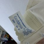 Goddess Strapless Longline Bra Bustier Corset Off White Lace Sz 44B Vtg 60s Photo 5