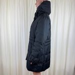 Cole Haan NWT  Down Long Puffer Quilted Down Winter Coat Jacket Parka Sz XL Black Photo 12