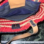 Q&A American Flag 🇺🇸 USA Natural Straw Bag Photo 7