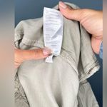 Free People ABBY CHINO IN LIGHT TAN/GREEN SIZE 6 Photo 4