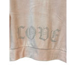 Refuge Hoodie Jacket Womens M Pink Velour Velvet Full Zip Rinestone LOVE New NWT Photo 11