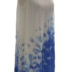 Apt. 9  Women Size 4 Pleated Dress Blue White Party Halter Summer 18-694 Photo 2