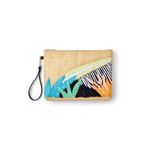 Abstract Botanical Embroidered Clutch Photo 0