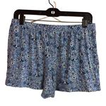 Vintage J&B Womens Floral Print Blue Boxers White Size M Photo 2