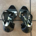 Mossimo Supply Co Black Strappy Heels Photo 3