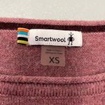 Smartwool  Shadow Pine Crew Sweater Merino Wool Colorblock Moonbeam Women’s XS Photo 4