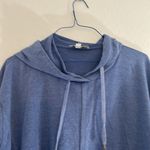 Weekend blue women’s hoodie 1X loungewear active‎ casual cotton stretch Photo 1
