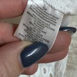 Ciebon Women XS White Lace Patchwork Floral Criss Cross Neck Dress Cottagecore Photo 4