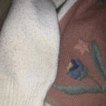 Alfred Dunner Vintage 90s Womens medium Country Primitive Flower Knit Collared Sweater Photo 2