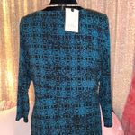 Dana Buchman NWT  Size L Long Sleeve Dress Photo 8