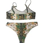 Pretty Little Thing Green Shell Chain Print Scoop Neck Bikini MISMATCH SIZES Photo 6