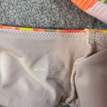 Aerie Scoop Bikini Top Size Small Pale Pink Floral Ruffle Swim New Photo 2