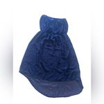 Double Zero BC B Generation dress strapless size medium polyester black semi-sheer Photo 1