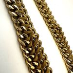 Gold tone cord wrapped necklace Photo 7