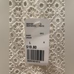 Forever 21 NWT F21 White Cream Crochet Lace Shorts - Large Photo 4