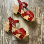 Journee Collection  Women's Crimson Sandals Size 7 Photo 3