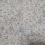 Love Tree Cream Floral Boho Cropped Blouse Ruffle Skirt 2 Piece Set Size Medium Photo 12