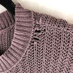 American Eagle  Women's Sweater Knitted Long Sleeve Crew Neck Pullover Purple S Photo 1