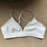 Alo Yoga Vapor Splendor Gingham Bra Blue Skies S Photo 3