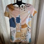 Mink pink patterned shift dress size XS Photo 4