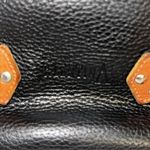 Valentina Black and Brown leather Handbag Photo 5