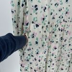 A New Day v-neck tiered midi leopard print vibrant pink teal print Easter spring Photo 5