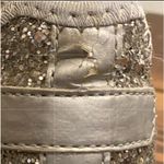 Silver‎ glitter boutique brand tennis shoes Silver Size 5.5 Photo 5