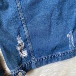 ZARA Ripped Denim Jacket Photo 7