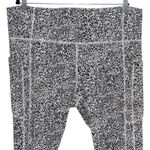 Athleta Ultimate Stash Textured 7/8 Tight in Tailwind Black White Size 2X NWT Photo 2