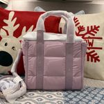 Kate Spade NWT  Kip Puffy Small Tote Bag in Lavender Smoke Photo 1