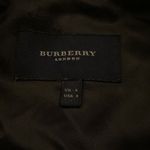 Burberry London Black Leather Bomber with Fur Hood Photo 7