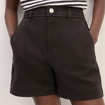 Everlane  The Utility Short Organic Cotton Twill High Rise Black NEW Size‎ 0 Photo 0