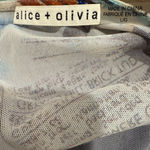 Alice + Olivia X Basquiat Delaina Top Long Sleeve Women's Size Large Shirt Photo 5