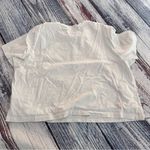 Adidas  x Farm Rio Women's Cropped White Graphic Tee Photo 3