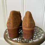 1. State  Iddah Perforated Cutaway Suede Leather Booties in brown women’s 12 Photo 3