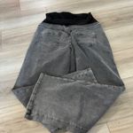 fitglam Women's Maternity Jeans Straight Leg Relaxed Fit Over Belly Pregnancy Gray Size XL Photo 6