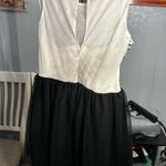 Love Reign Elegant Black and White Mini Dress Photo 1