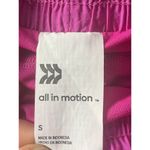 All In Motion Pink High Waist Lined Active Shorts Women’s S Zip Pocket Pink Photo 1